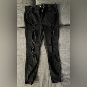 Torrid Bombshell Black Skinny Jeans Size 14S